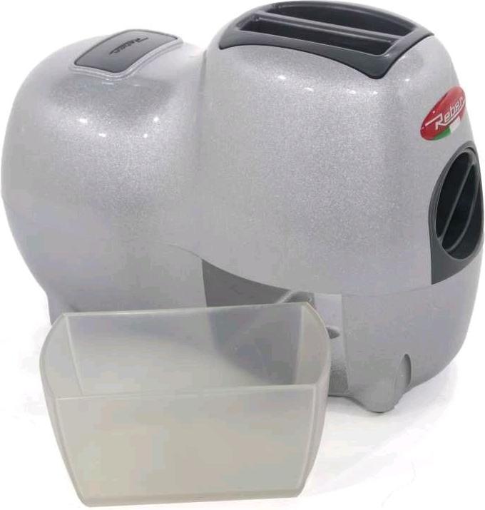 Immagine prodotto Reber 9250NS grattugia e spiralizzatore elettrici Grattugia elettrica Argento