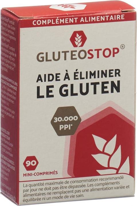 Produktbild Gluteostop Chrisana GluteoStop hilft Gluten abbauen 90 MiniTabl. (90 Stück, Tabletten, 25 g)