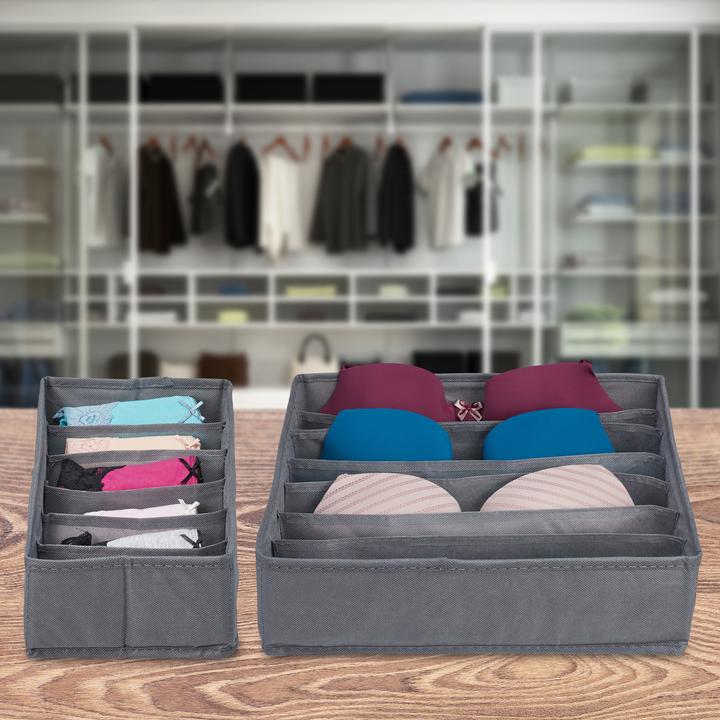 Immagine prodotto Relaxdays 4 portacravatte-divisori (32 x 32 x 9 cm, 9.22 l)