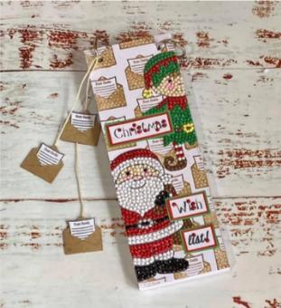 Immagine prodotto Craft Buddy Timbro Crystal Art A6 "Il piccolo aiutante di Babbo Natale