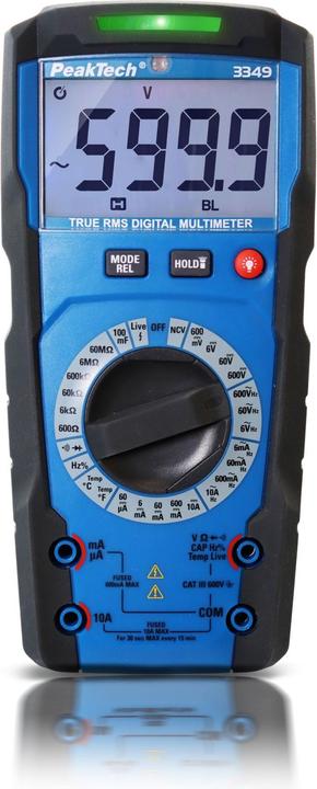 Produktbild Peaktech P 3349 True RMS Digitalmultimeter (CAT III 600V)