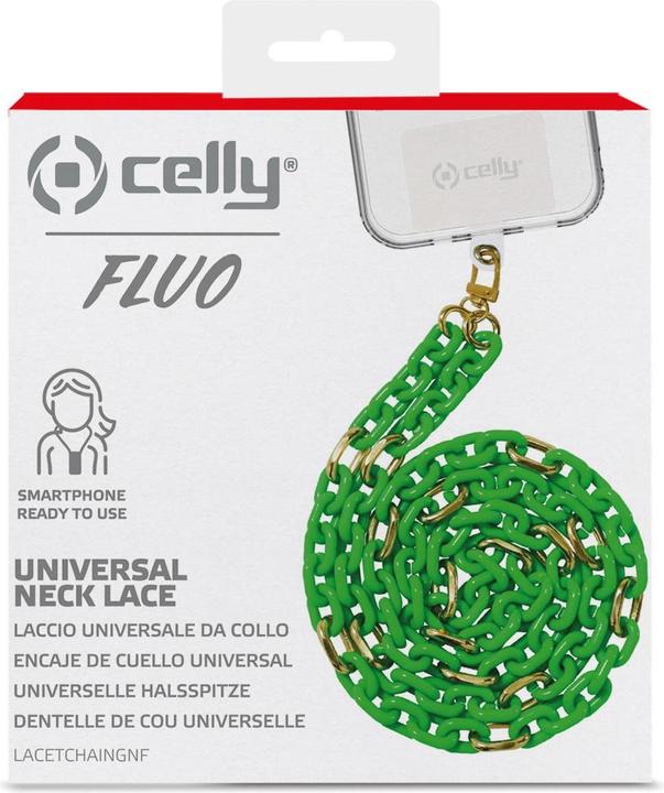 Immagine prodotto Celly LACETCHAINGNF, Appendino, Verde