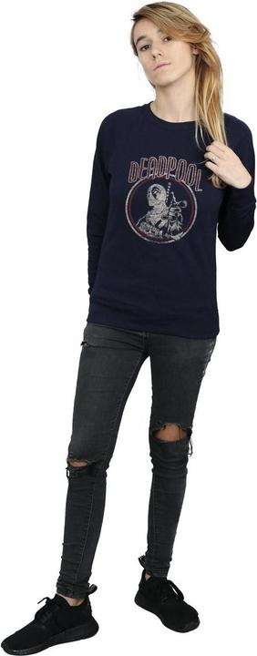 Produktbild Deadpool Vintage Circle Sweatshirt (S)
