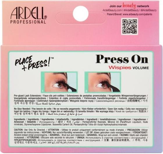 Actual product image Ardell Press On Wispies Volume 12 Stk (Artificial eyelashes)