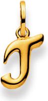 Produktbild Natsumi Schmuck Anhänger Buchstabe T Gelbgold 18K/750 (750/18 K Gelbgold)