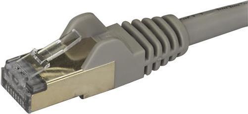 Actual product image StarTech Patch Cable Cat6a 2m Grey (STP, CAT6a, 2 m)