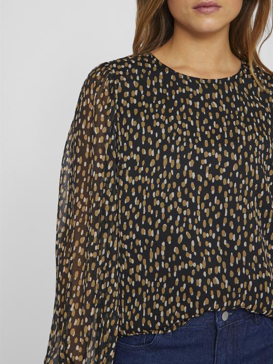 Actual product image Vila Round neck top with long sleeves (36)