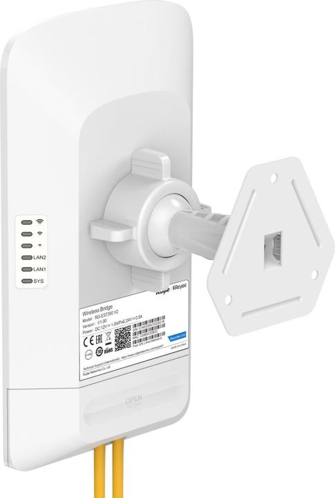 Image du produit Ruijie Reyee 2x Ip54 Outdoor Wireless Bridge 5km 15dbi 5ghz Wifi (867 Mbit/s)