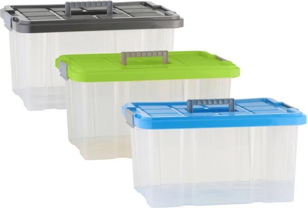 Axentia Unibox con coperchio, 44x35x24cm, 27litri (27 l)
