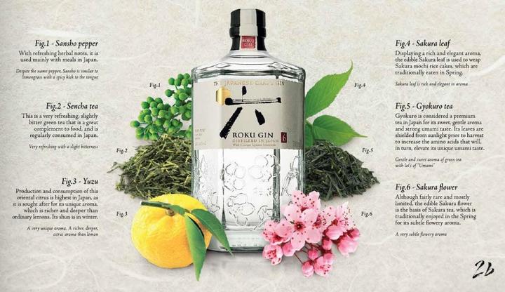 Image du produit Suntory Roku (1 x 70 cl)
