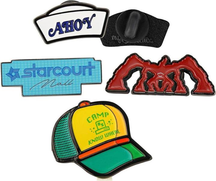 Cinereplicas Stranger Things Ansteck-Pins 4er-Pack Season 3