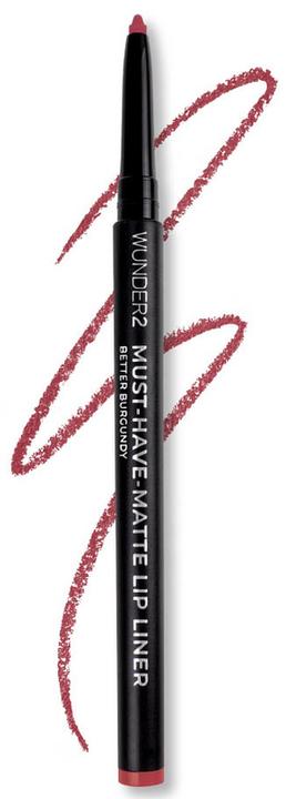 Wunder2 Must-Have-Matte Lip Liner Better Burgundy 0.35 gr