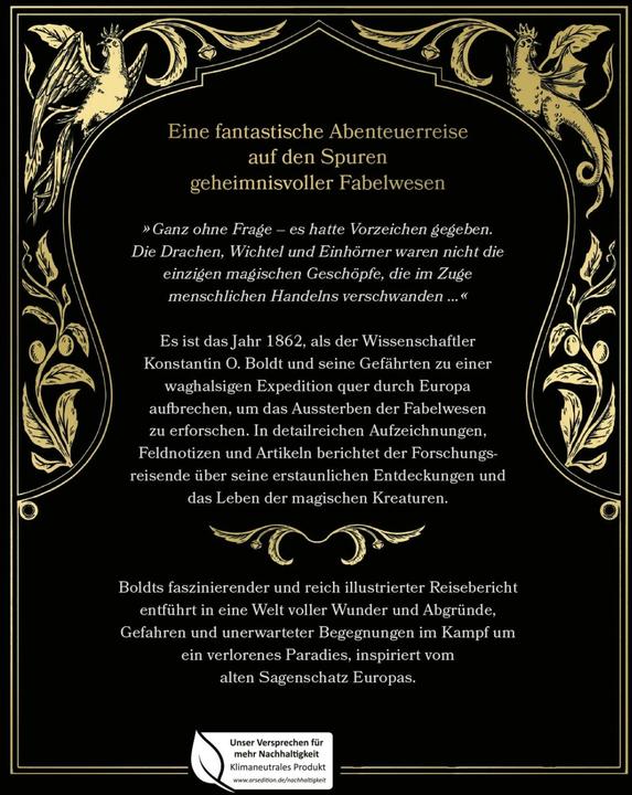 Produktbild Fast verschwundene Fabelwesen. Die sagenhafte Expedition des Konstantin O. Boldt (Deutsch, Florian Schäfer, 2023)