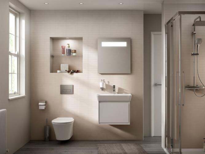 Produktbild Ideal Standard splrandloses Tiefspl-WC Connect Air Aquablade wei mit Beschichtung wandhngend E0