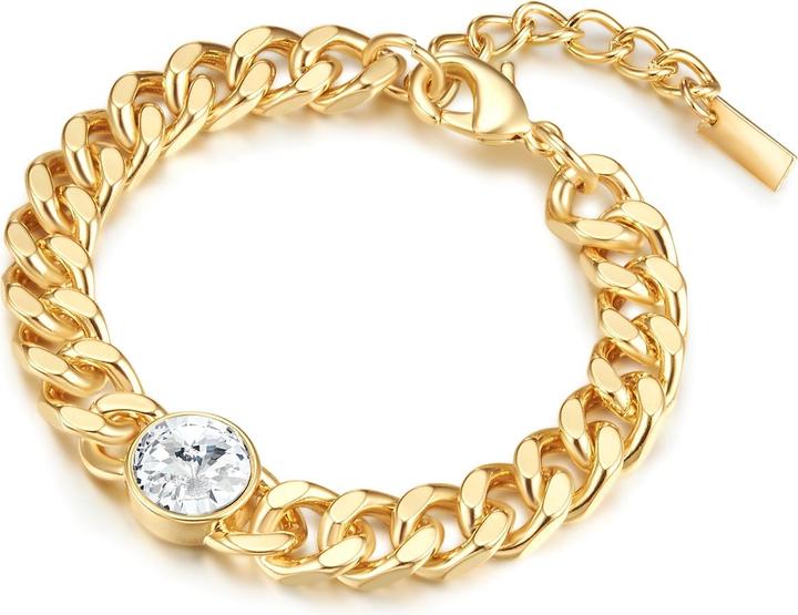 Lulu & Jane Damen Armband Metall - 35348 (20.50 cm, Metall-Legierung)