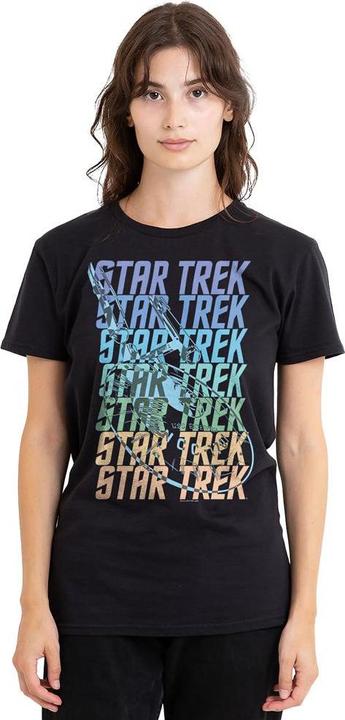 Actual product image Unisex Adult Enterprise Multi Logo T-Shirt (M)
