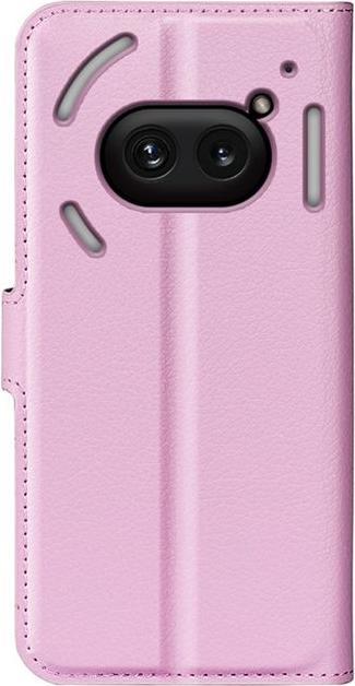 Actual product image MU Classic Litchi Leather Bookcover Series (Nothing Phone (2a))