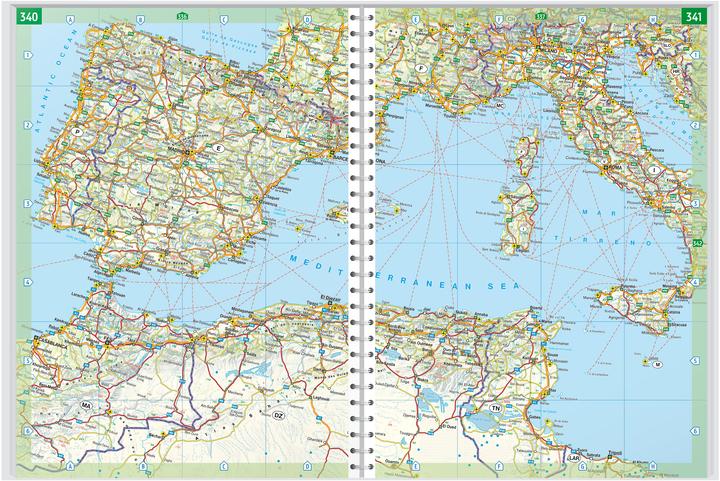 Immagine prodotto Europa, atlante automobilistico 1:800.000, freytag & berndt