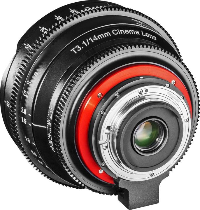 Actual product image Samyang XEEN 14mm T3.1 FF Cine Nikon (Nikon F, APS-C / DX, full size)