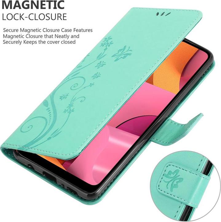 Actual product image Cadorabo Flower Book cover (Samsung Galaxy A21)