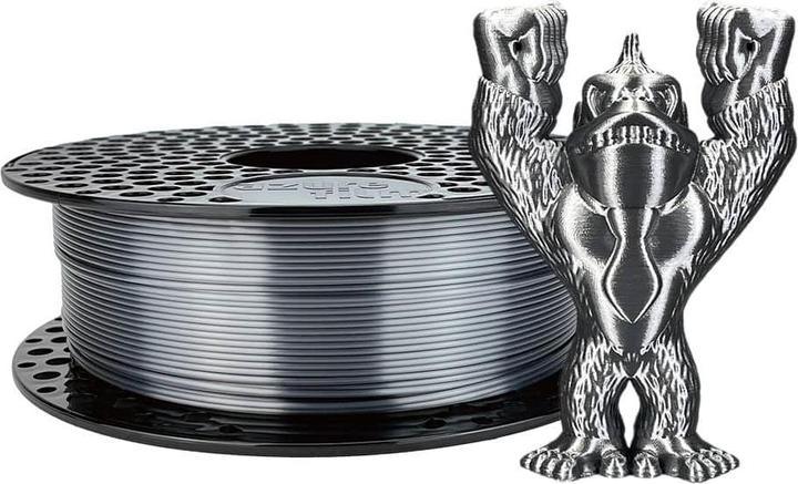 Actual product image AzureFilm Filament PLA SILK, 1.75mm, 1kg, graphite (PLA, 1.75 mm, 1000 g)