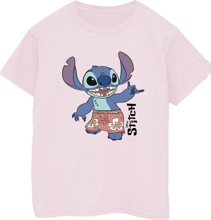 Actual product image Disney Mens Lilo & Stitch Bermuda Shorts T-Shirt (XL)