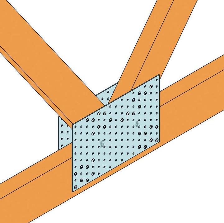 Actual product image Simpson Sst Perforated plates (Perforated plate, 50 pcs.)