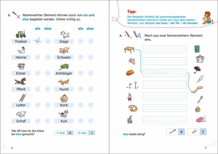 Produktbild Loewe Leselöwen Lernhilfen - Rechtschreibung üben - 2. Klasse (Deutsch, Christiane Wittenburg, Dominik Rupp, 2024)