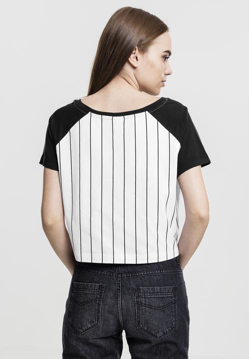 Immagine prodotto Urban Classics Tee Cropped Baseball da donna (S)