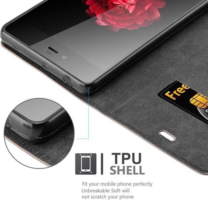 Productafbeelding Cadorabo Boek Onzichtbare Magneethoes (ZTE Nubia Z9 Max)