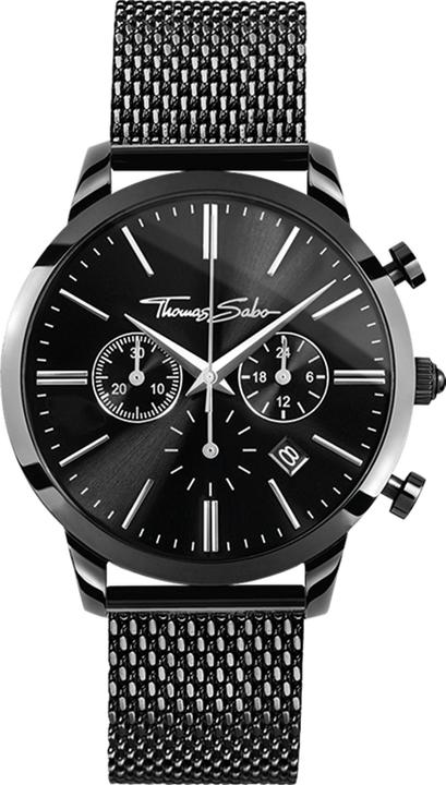 Produktbild Thomas Sabo Herrenuhr Rebel (Analoguhr, 42 mm)
