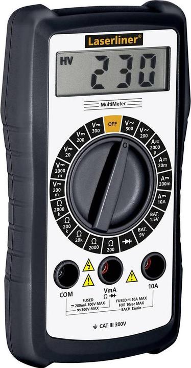 MultiMeter · 2 Messspitzen · Batterie