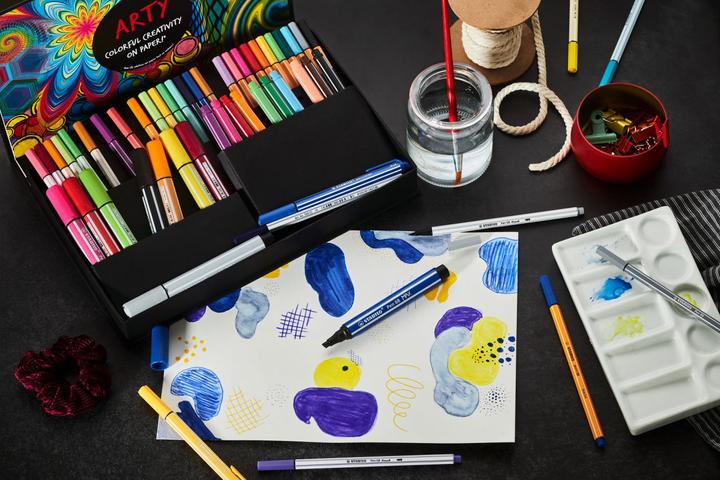 Image du produit STABILO Fasermaler Arty Set (Multicolore, 55 x)