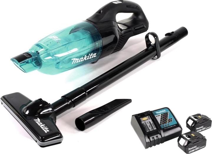 Immagine prodotto Makita DCL281 FRTB Aspirapolvere a batteria 18V + 2x Batteria 5.0Ah + Caricabatterie