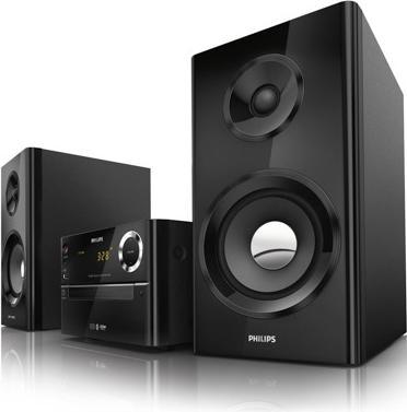 Image du produit Philips BTM2180 – microchaîne avec Bluetooth, CD, USB et tuner FM (Bluetooth, 2x 35 W)