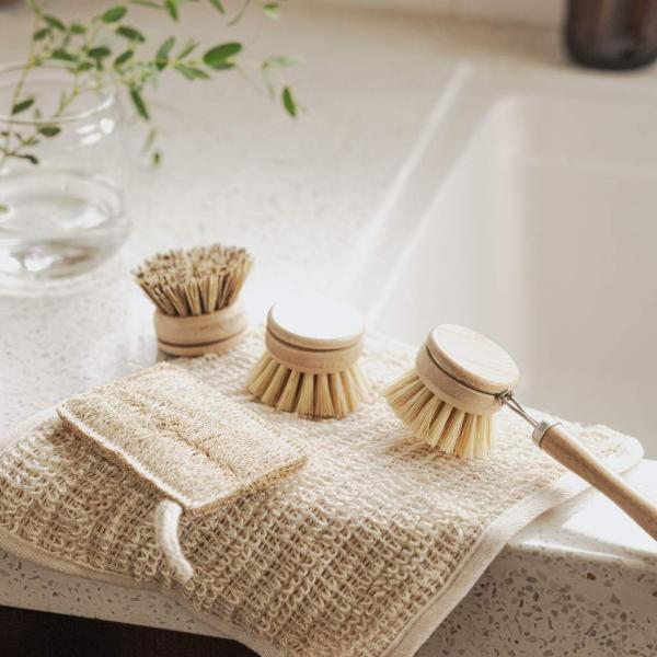 Actual product image Jungle Culture Bamboo dishwashing brush set | Dishwashing brushes, 4 pcs. (4 pcs.)