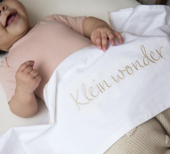 Actual product image Meyco Klein Wonder bettlaken wiege (75 x 100 cm)