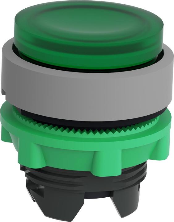 Actual product image Schneider Electric Illuminated pushbutton, front, protruding, ZB5AH33C0