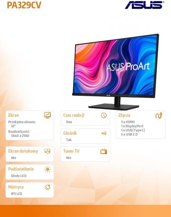 Immagine prodotto ASUS ProArt PA329CV (3840 x 2160 pixel, 32")