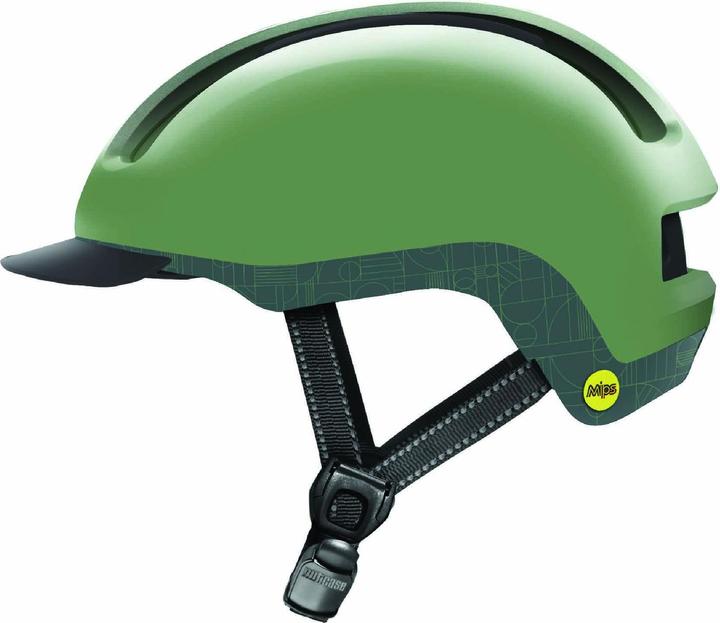 Nutcase Vio Adventure MIPS casque, Bahous Green, S/M | 55-59cm (55 - 59 cm)
