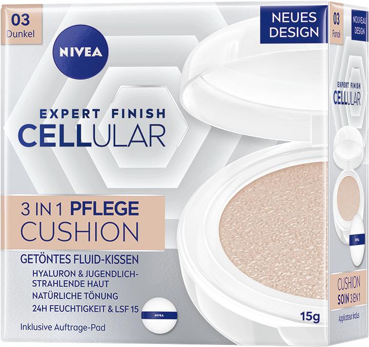 Actual product image NIVEA Cellular Expert Finish 3in1 Care Cushion Dark (03 Dark)