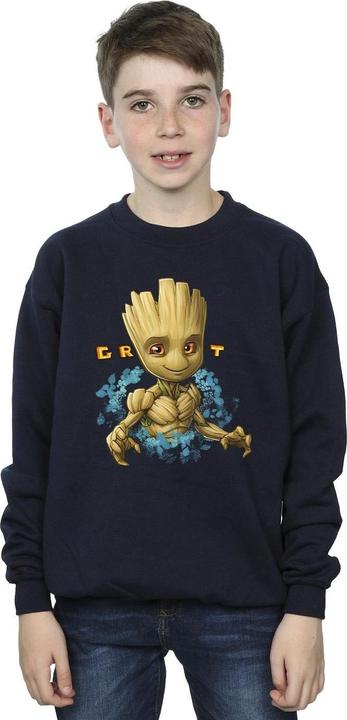 Actual product image Guardians of the Galaxy Boys Groot Flowers Sweatshirt (152, 158)