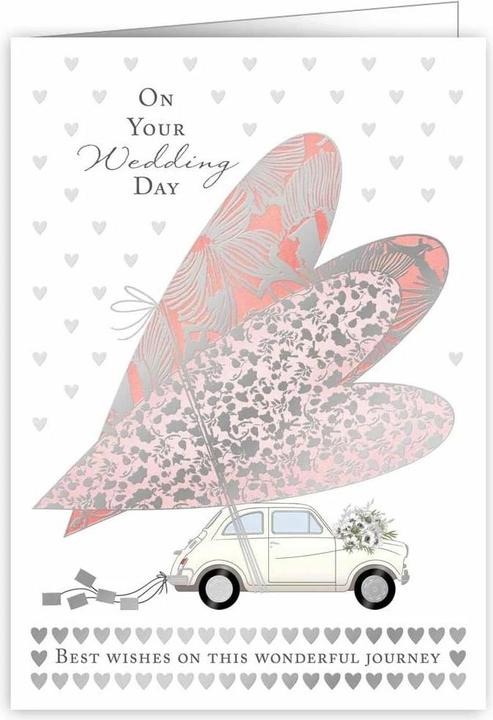 Cart Wedding card On your wedding day 12 x 17 cm (1 pcs.)