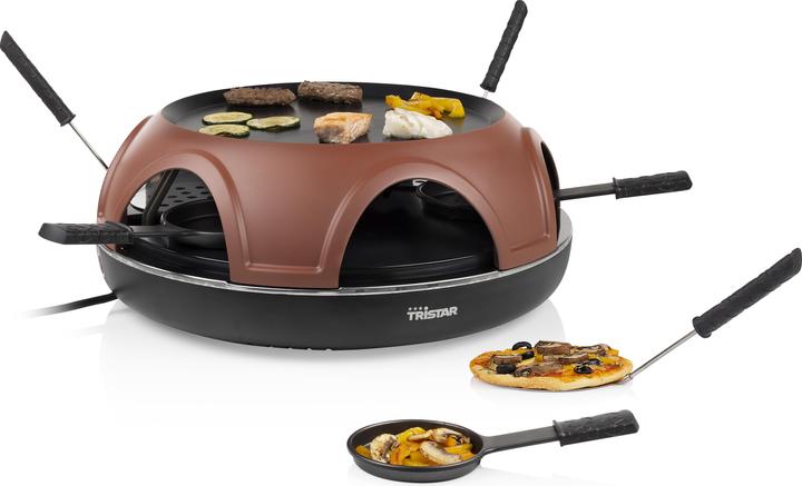 Produktbild Tristar 3- in 1 Pizza Festa als Raclette, Grillplatte und zum Pizza machen