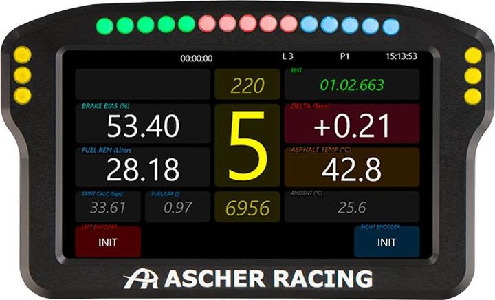 Produktbild Ascher Racing Dashboard 4"