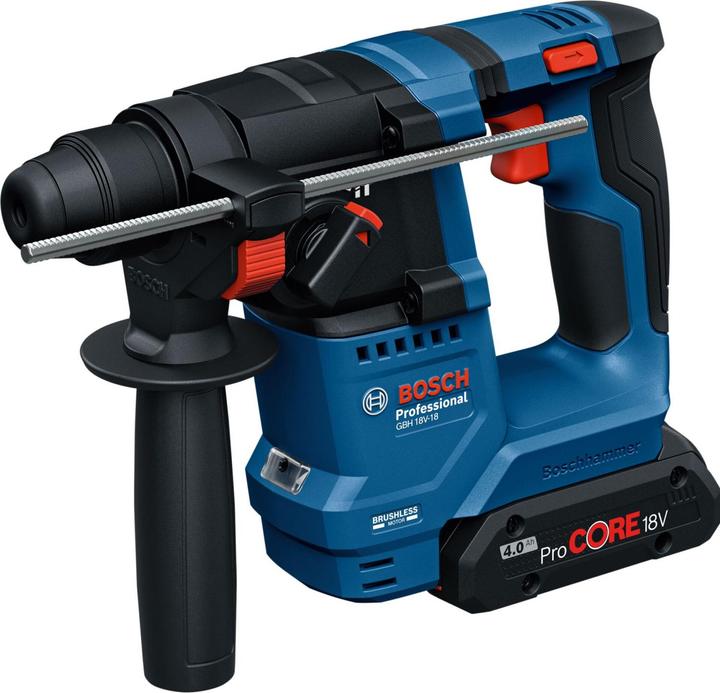Productafbeelding Bosch Professional GBH 18V-18 Akku-Bohrhammer mit SDS plus (Oplaadbare batterij)