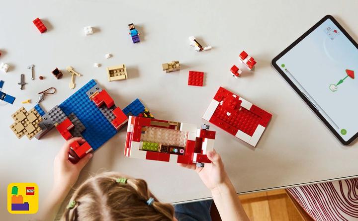 Immagine prodotto LEGO Das Pilzkuh-Haus (21270, LEGO Minecraft)