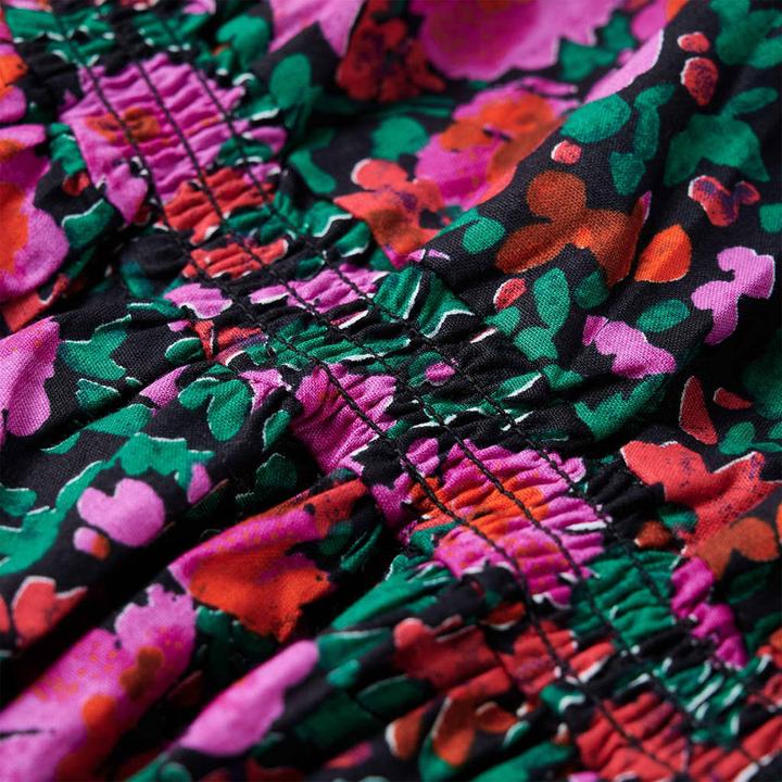 Image du produit VidaXL Robe rose vif à manches longues pour enfants 92,Matériau : 95 (92)