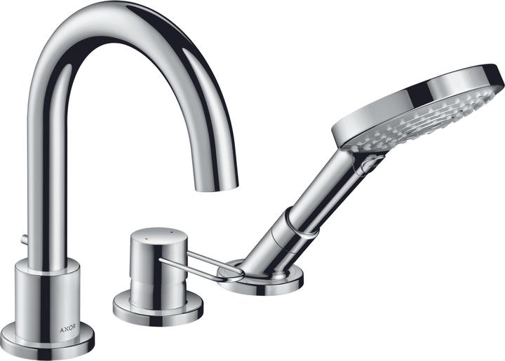 Immagine prodotto hansgrohe Miscelatore monocomando 3 fori per vasca AXOR UNO Maniglia ad arco cromo
