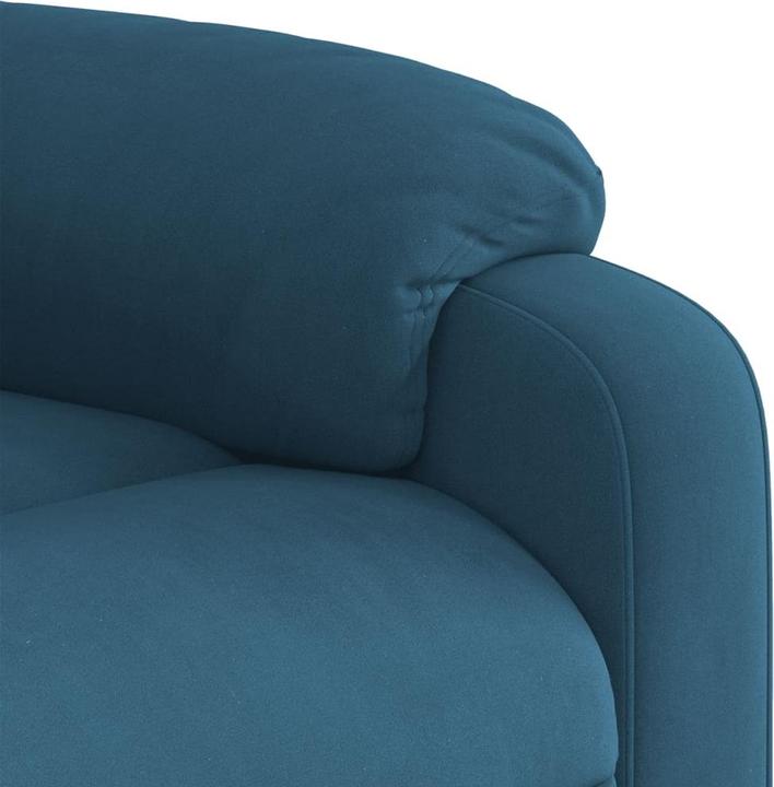 Produktbild VidaXL Massagesessel Fernsehsessel Relaxsessel Sessel Elektrisch Blau Samt
